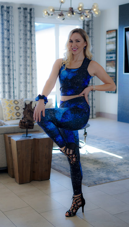 Galaxy (Crossover leggings with pockets)