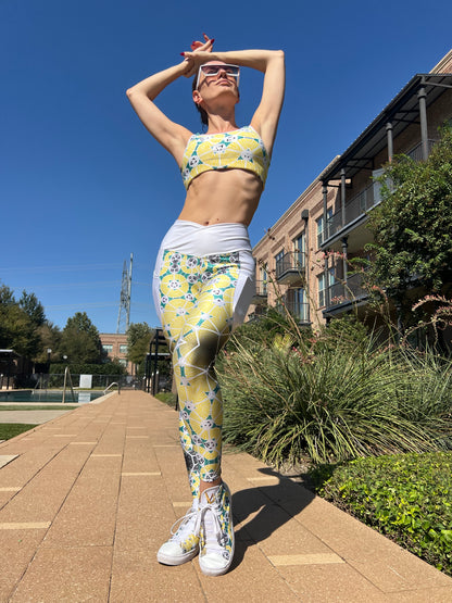 Sunshine (Crossover leggings with pockets)