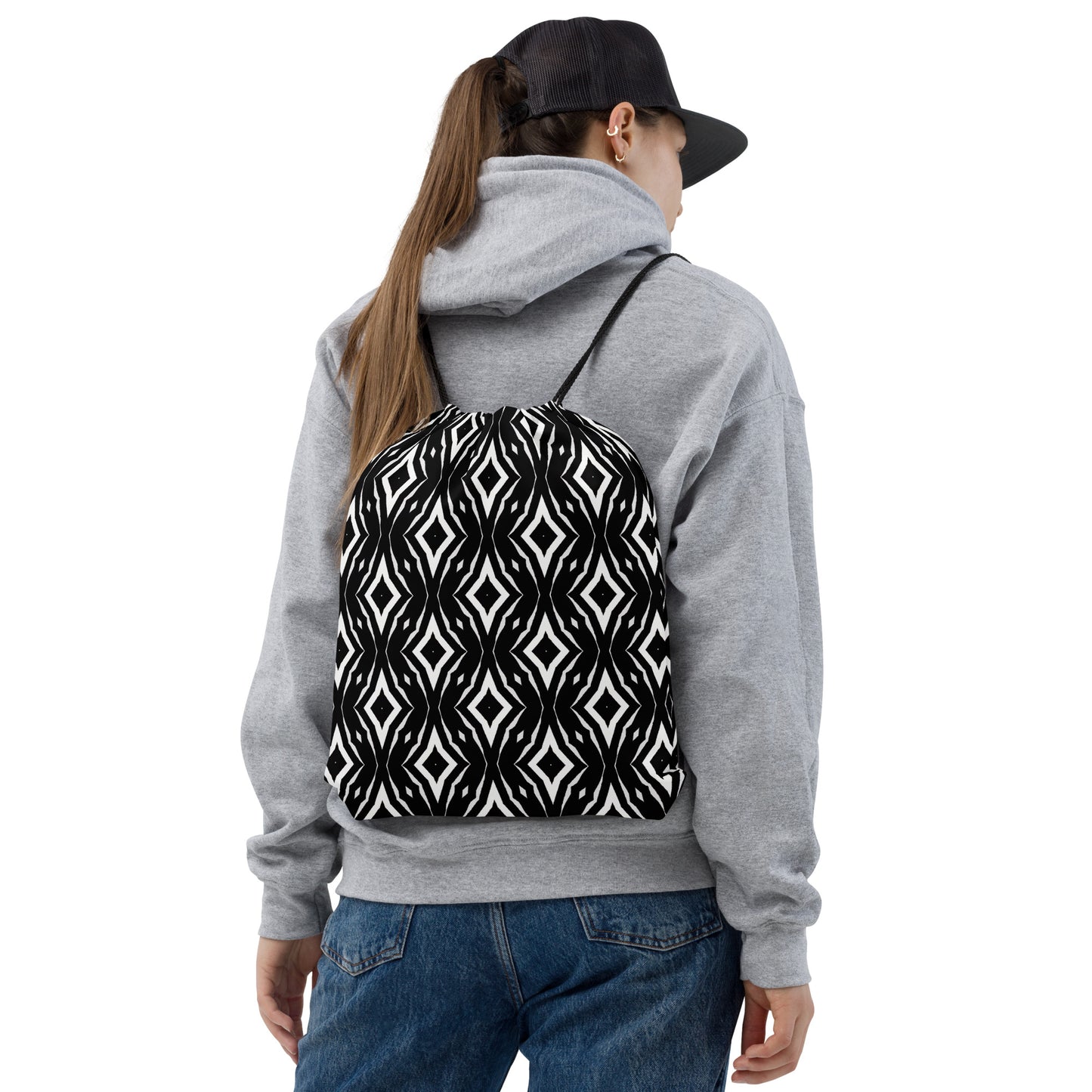 Black&White (Drawstring bag)