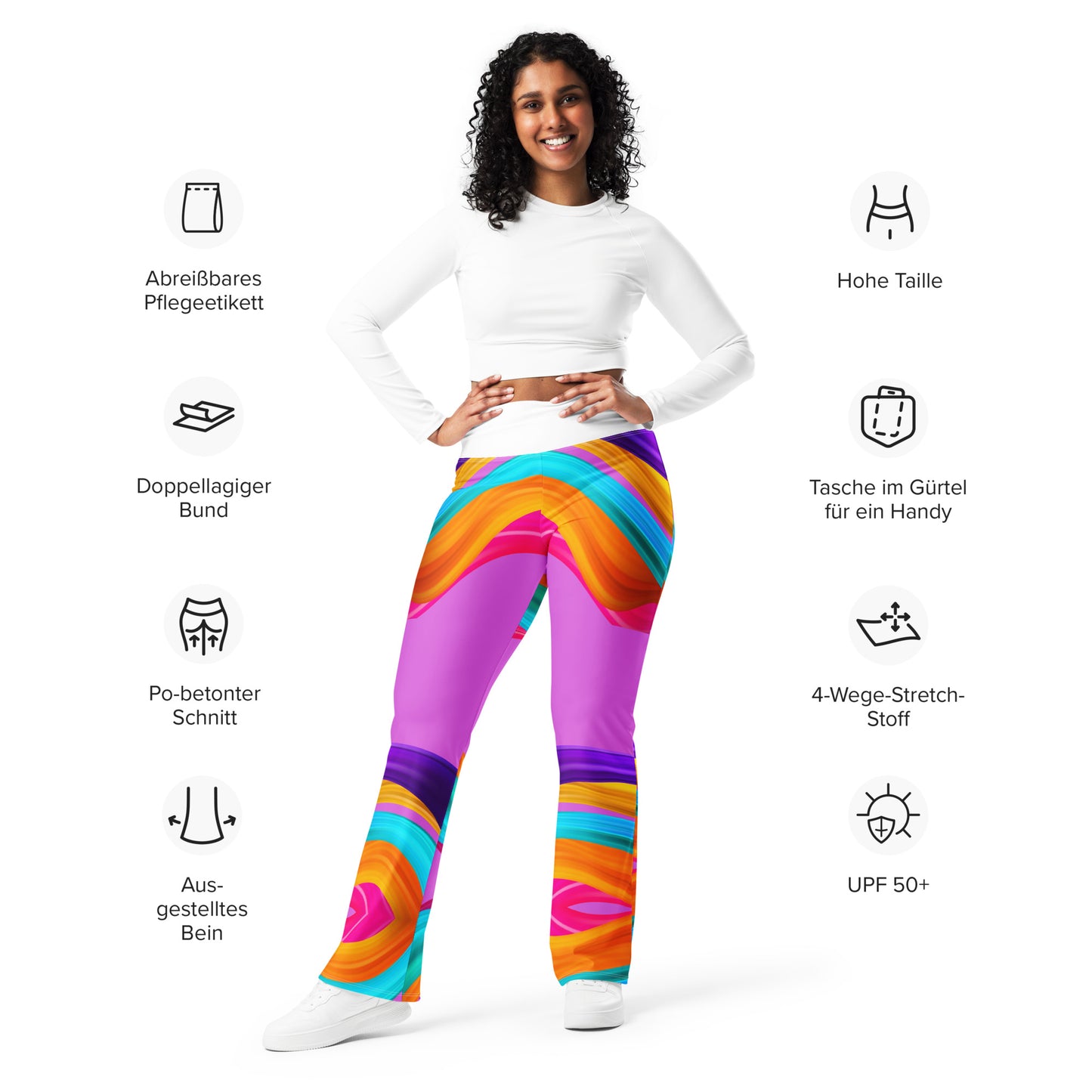 BDifferent Rainbow  (Flare leggings)