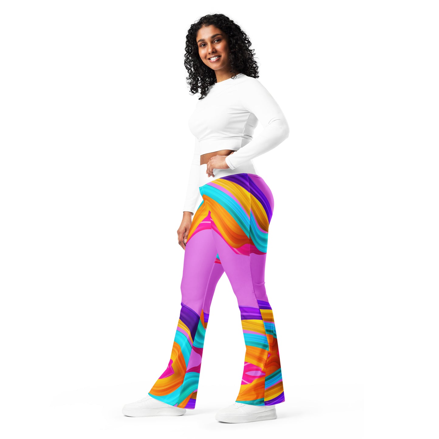 BDifferent Rainbow  (Flare leggings)