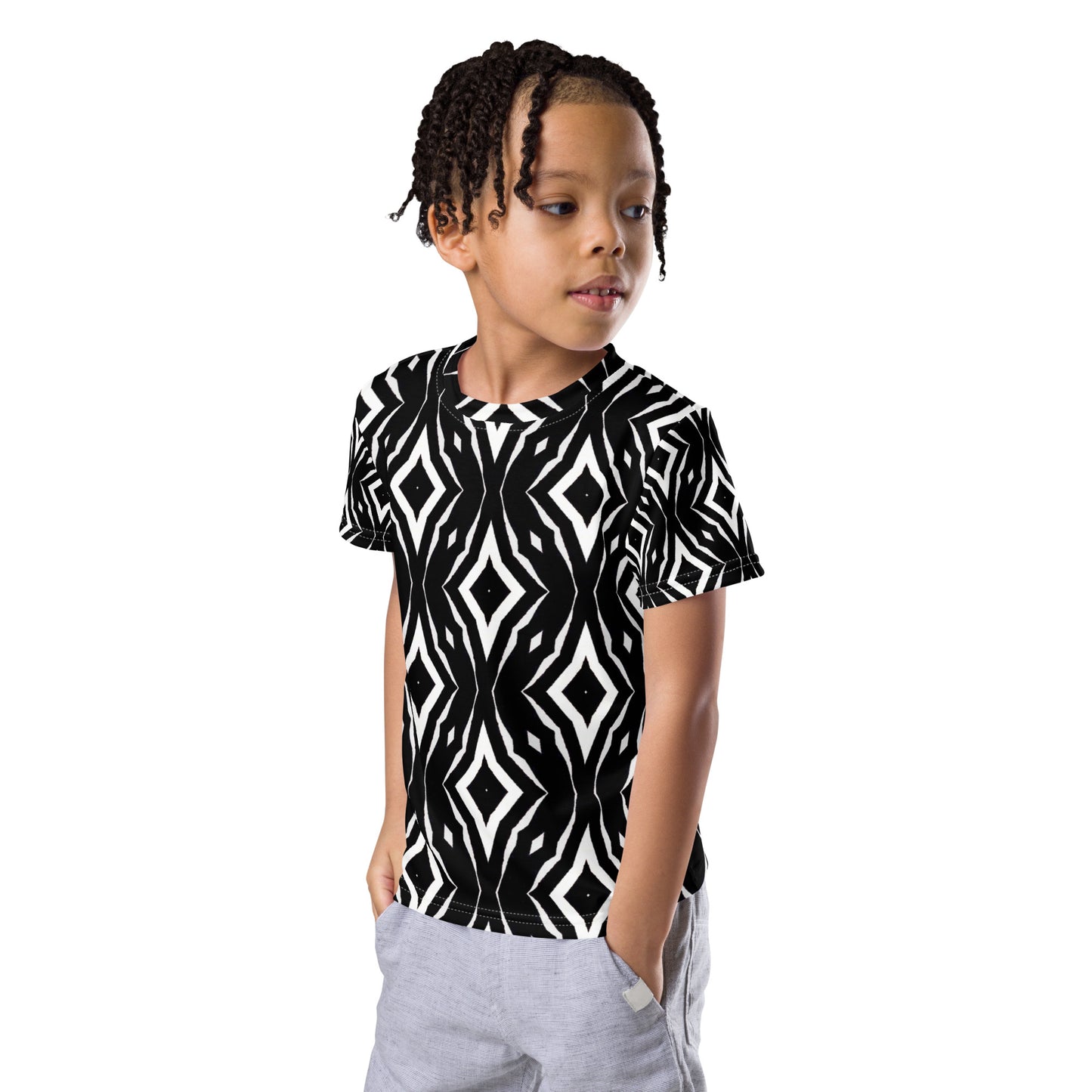 Black&White (Kids crew neck t-shirt)