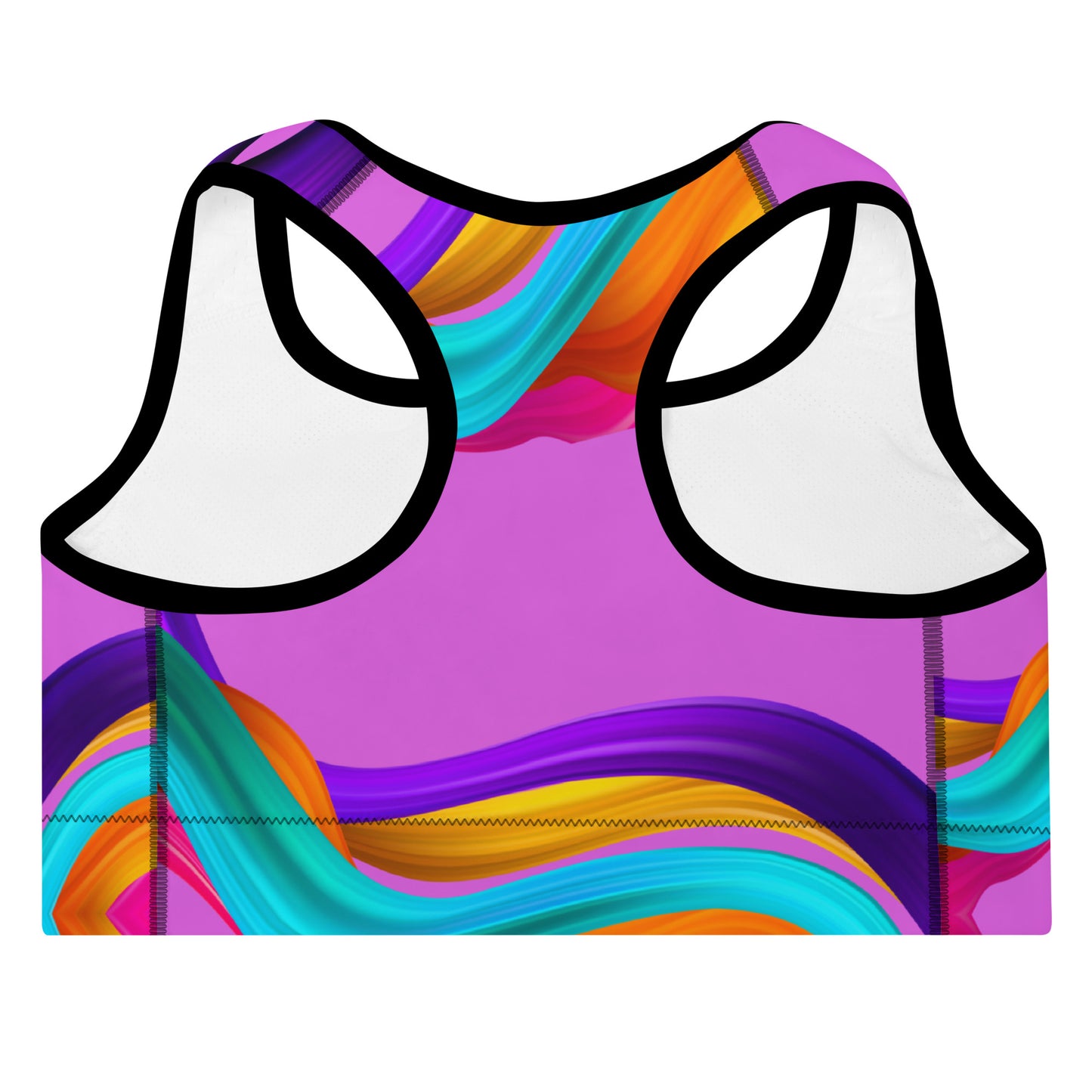 BDifferent Rainbow (Padded Sports Bra)