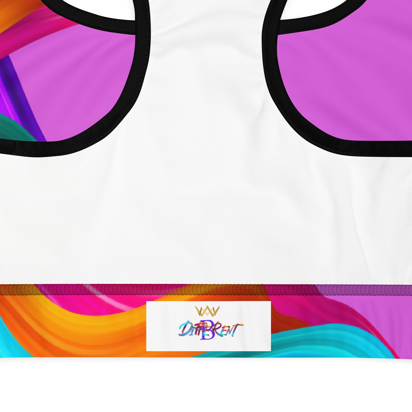 BDifferent Rainbow (Padded Sports Bra)