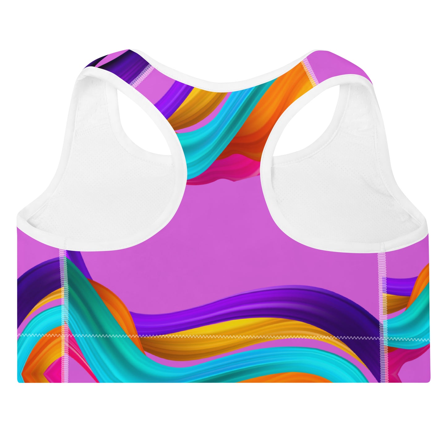 BDifferent Rainbow (Padded Sports Bra)