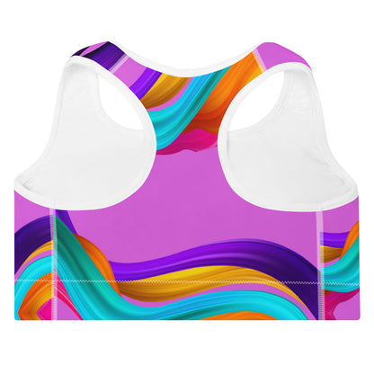 BDifferent Rainbow (Padded Sports Bra)