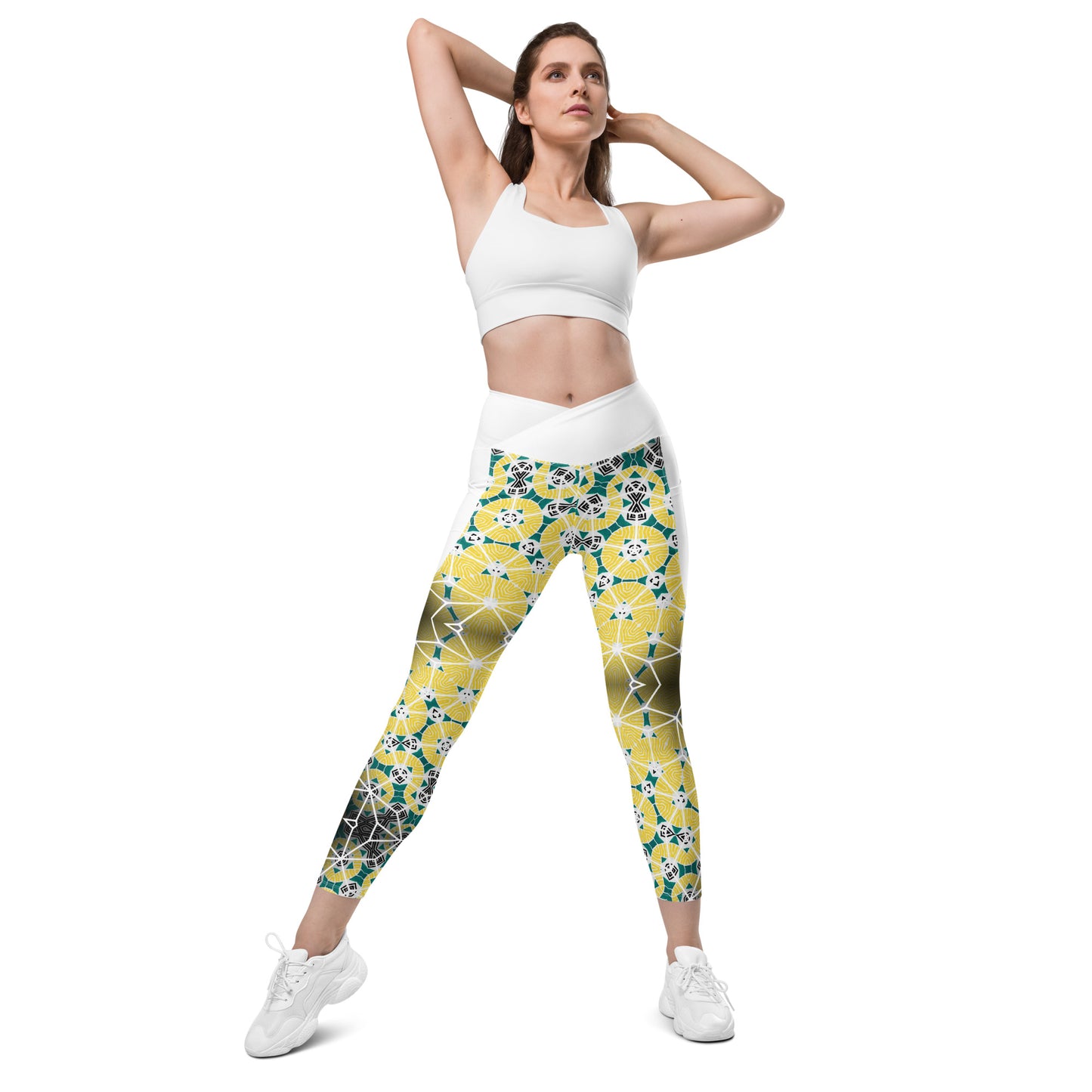 Sunshine (Crossover leggings with pockets)