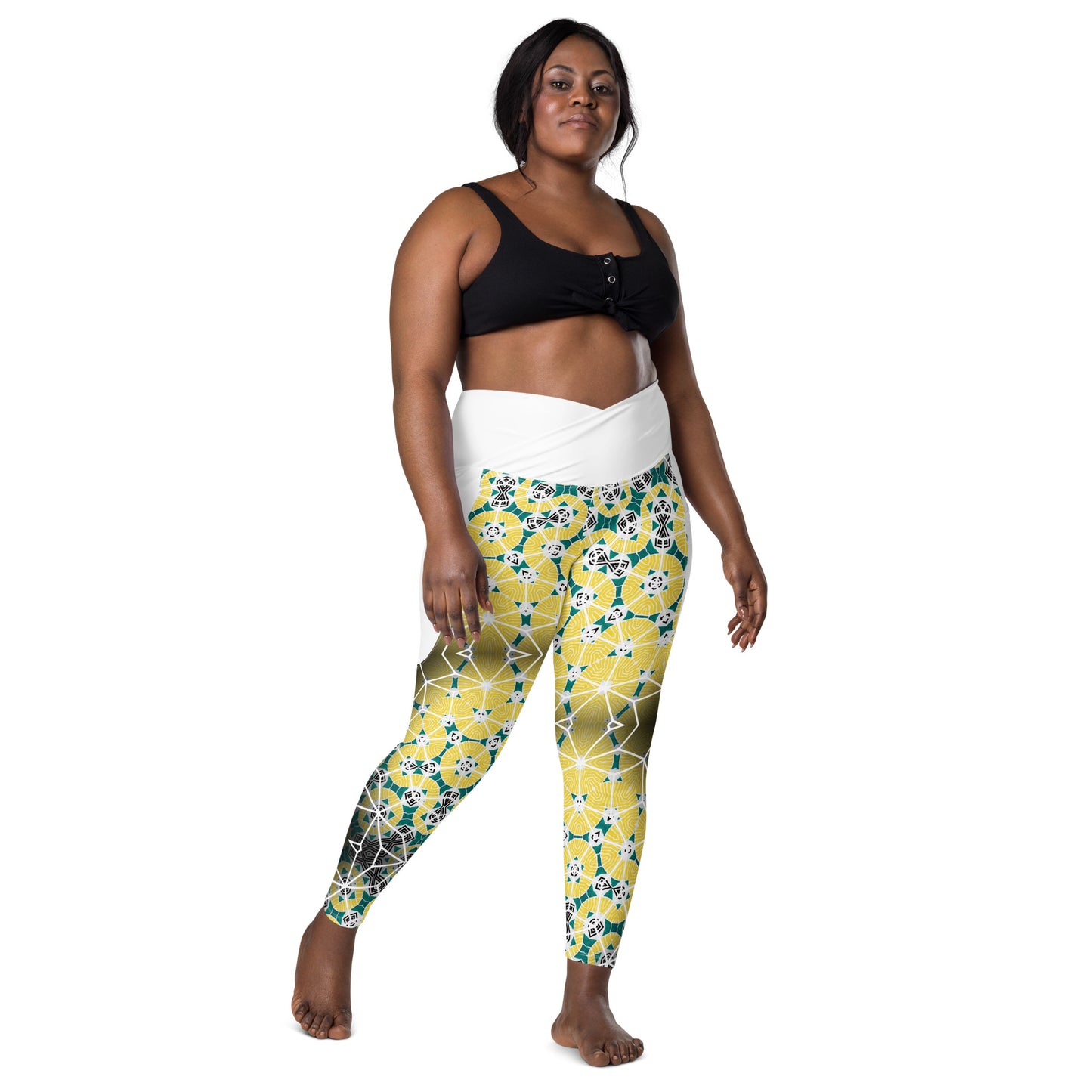 Sunshine (Crossover leggings with pockets)