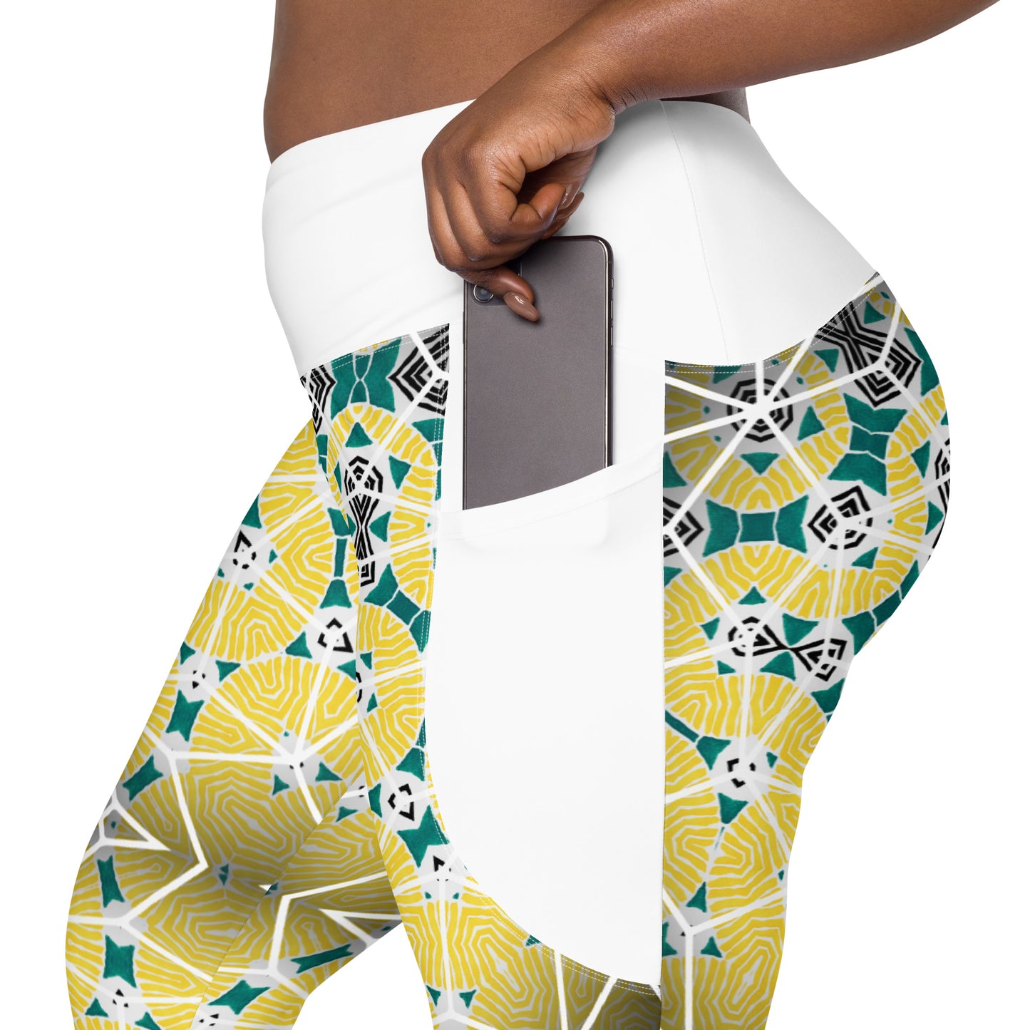 Sunshine (Crossover leggings with pockets)