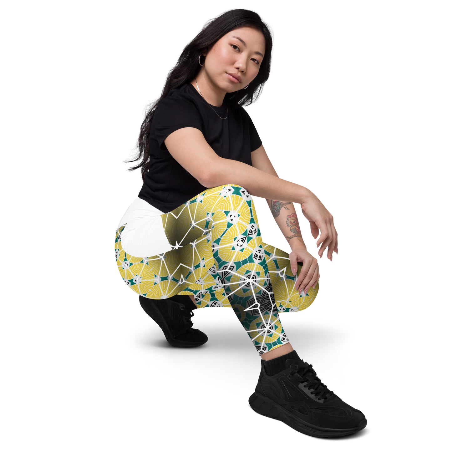 Sunshine (Crossover leggings with pockets)