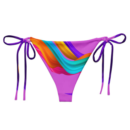 BDifferent Rainbow (recycled string bikini bottom)