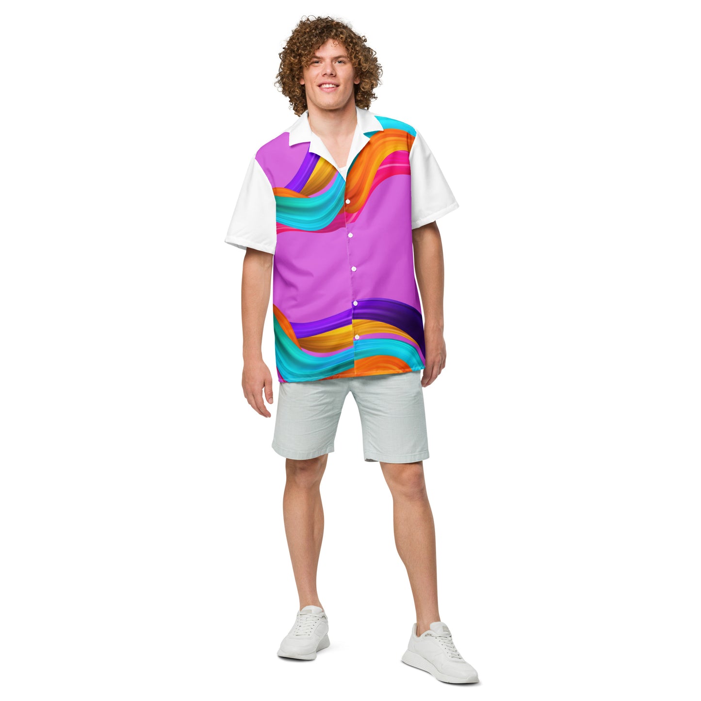 BDifferent Rainbow (Unisex button shirt)