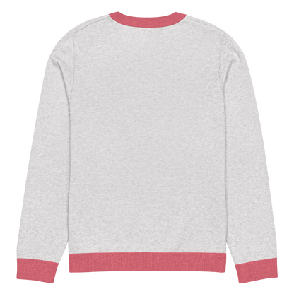 Floral (Knitted crew neck sweater)