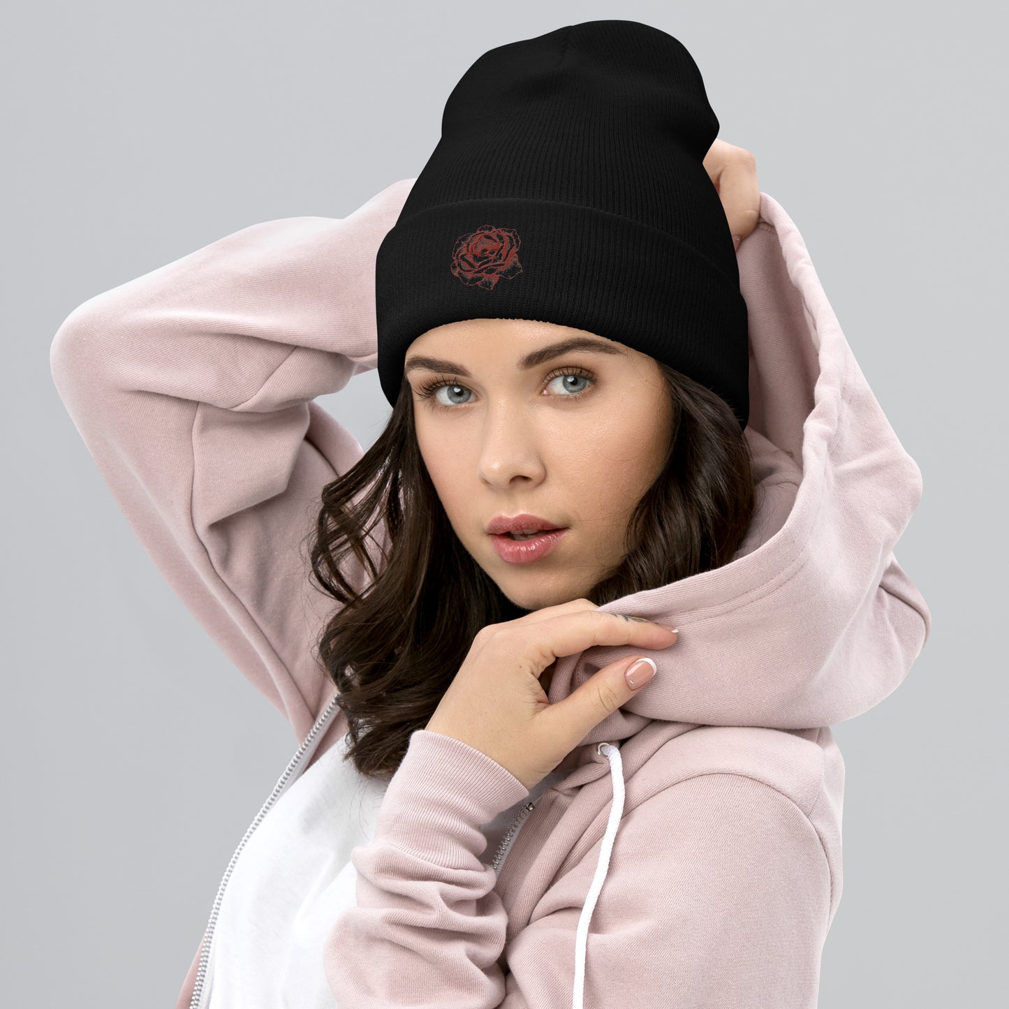 Floral (Cuffed Beanie)