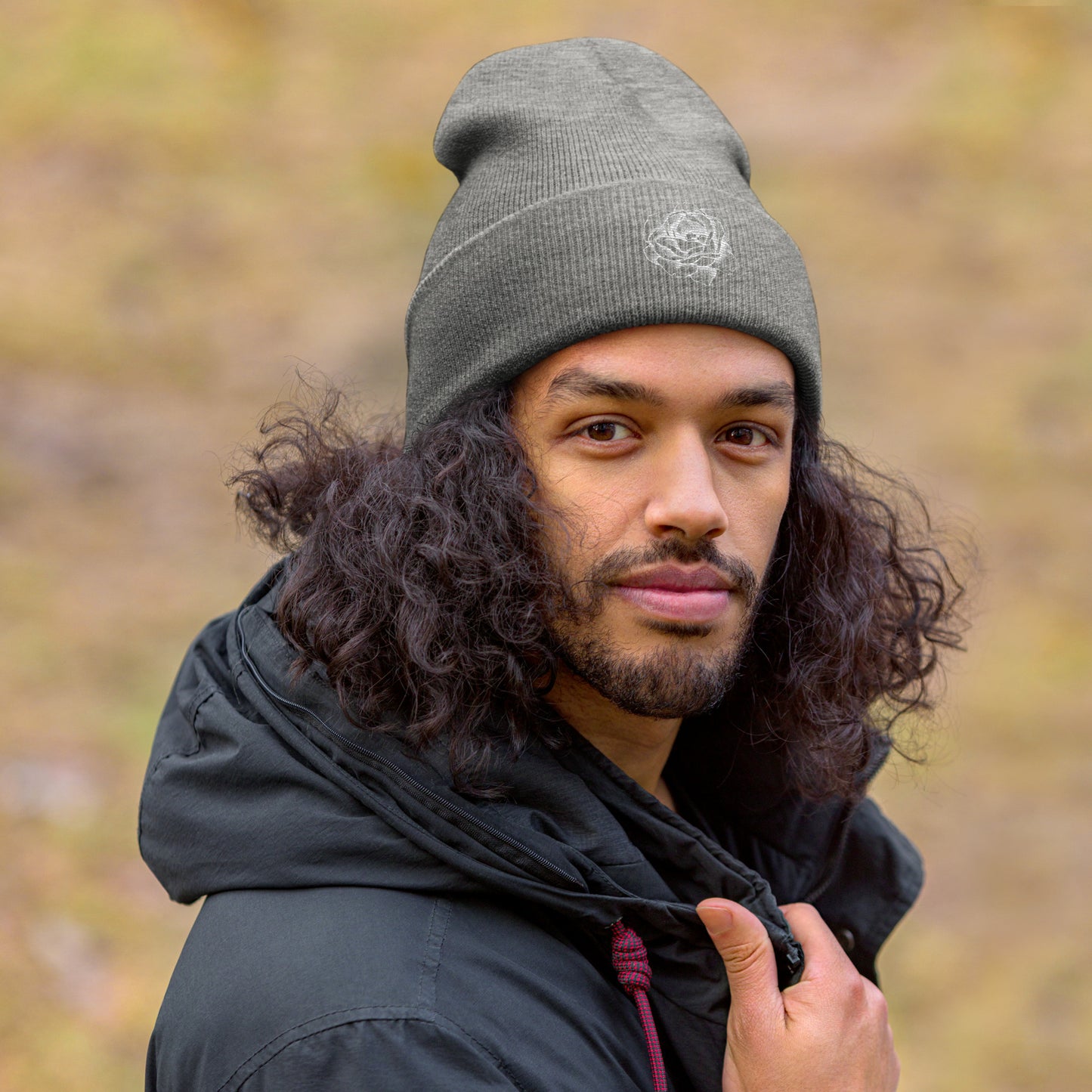 Floral (Cuffed Beanie)