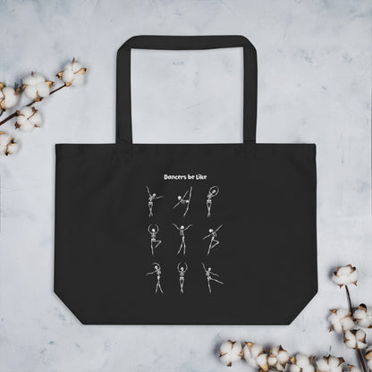 Skeletons (Large organic tote bag)