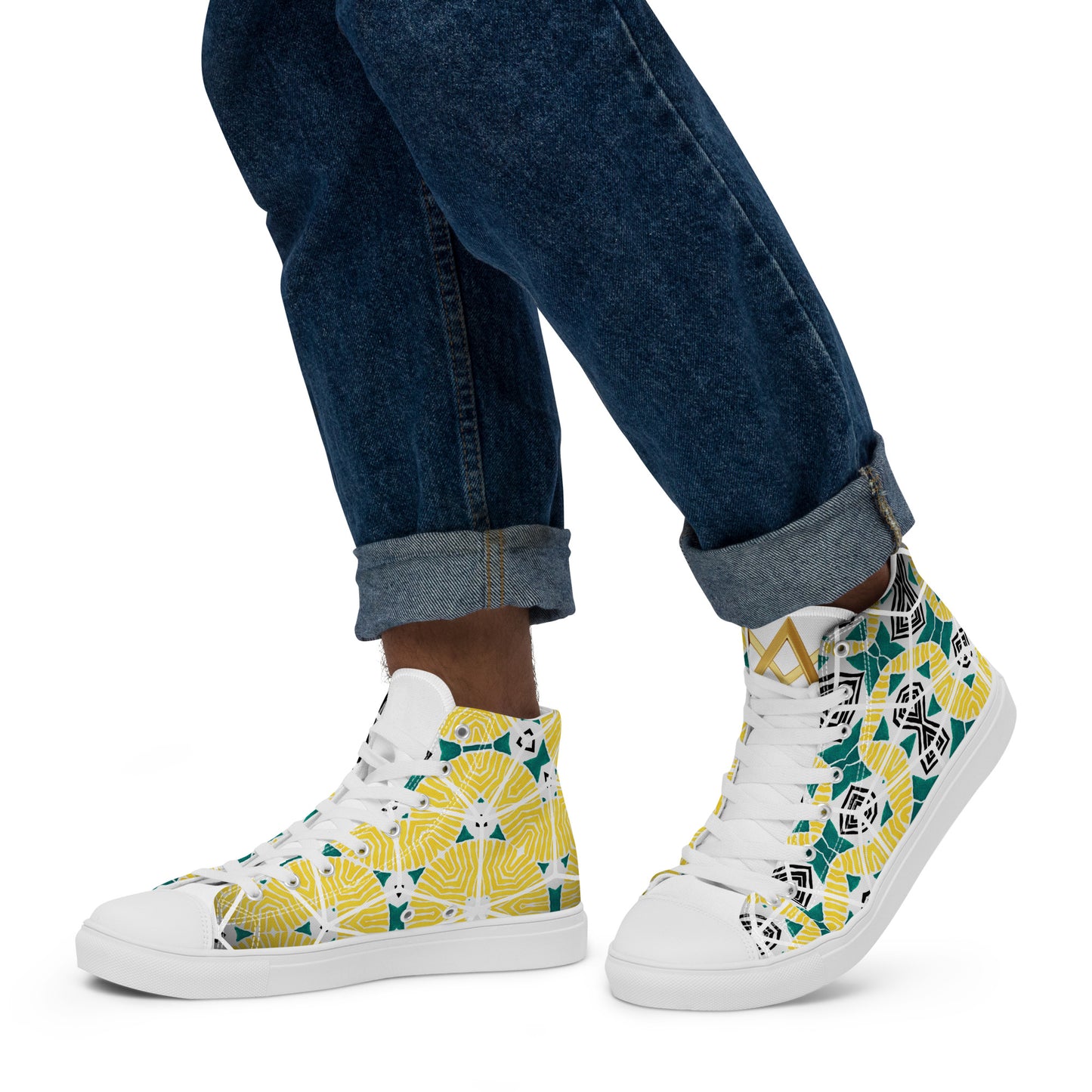 Sunshine ( Men's high canvas shoes)