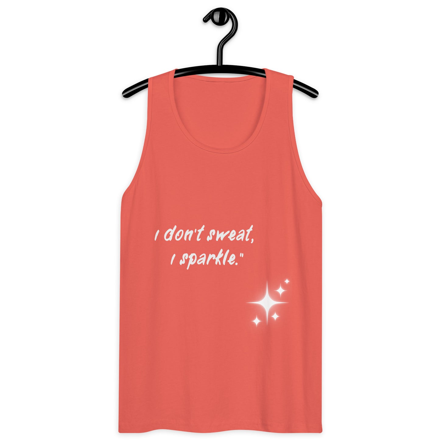 I don't sweat (Men’s premium tank top)