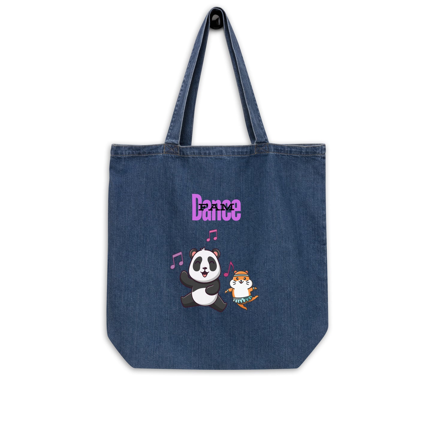 Dance Fam (Organic denim tote bag)