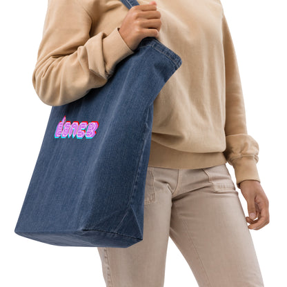 Dance, Organic denim tote bag