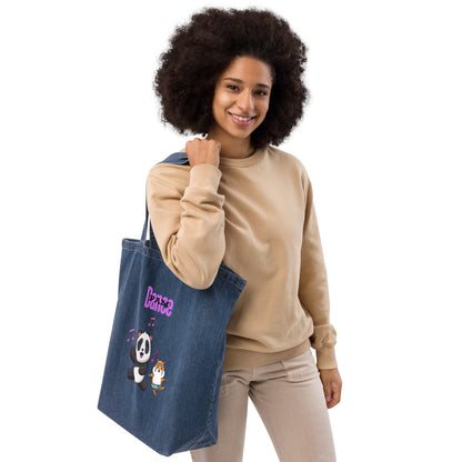 Dance Fam (Organic denim tote bag)