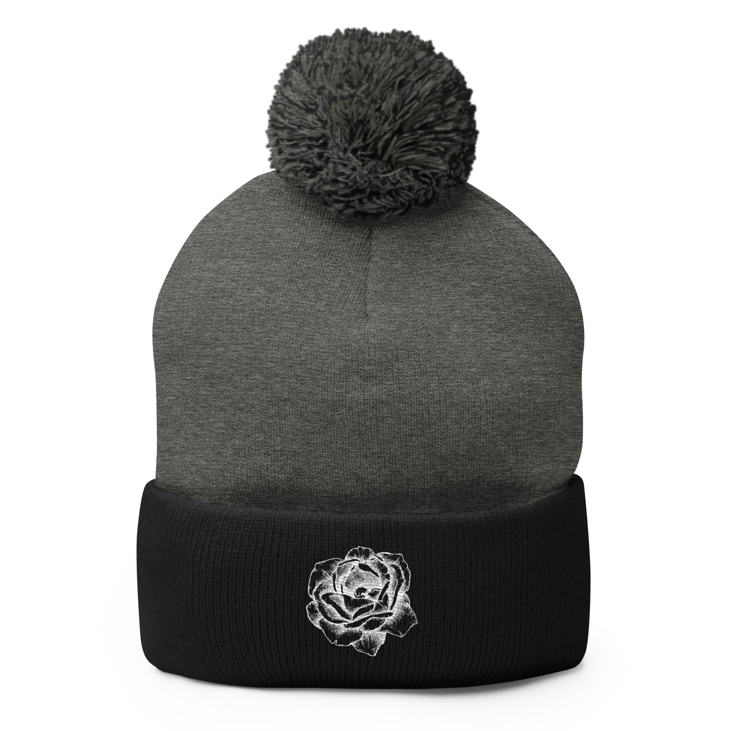 Floral (Pom-Pom Beanie)