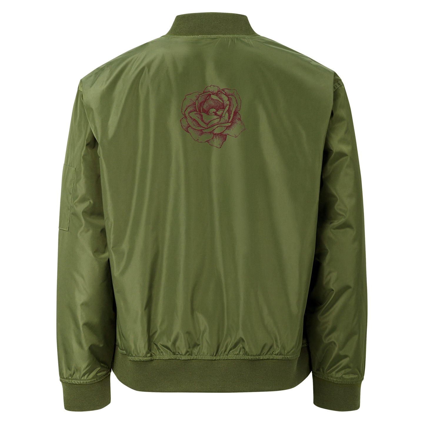 Floral (Premium recycled bomber jacket)