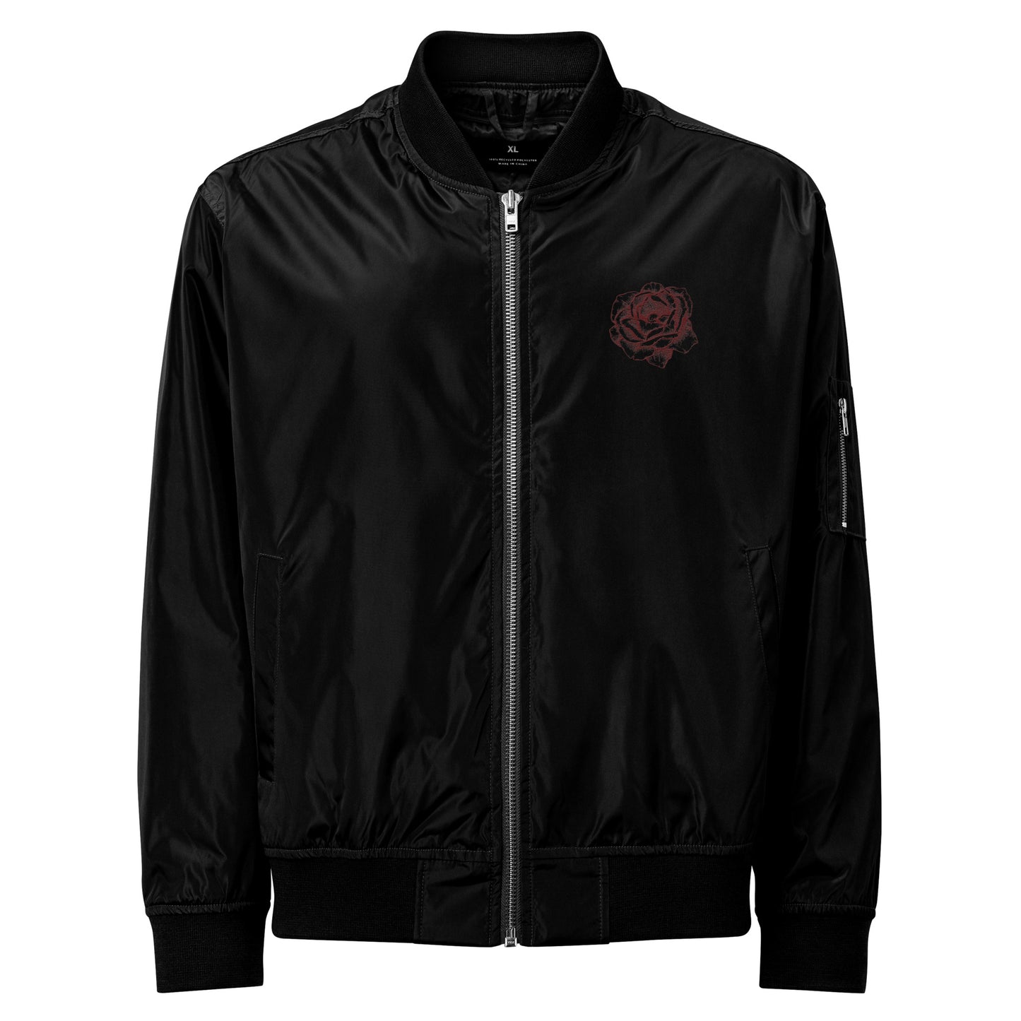 Floral (Premium recycled bomber jacket)