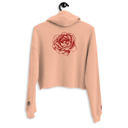 Floral (Crop Hoodie)