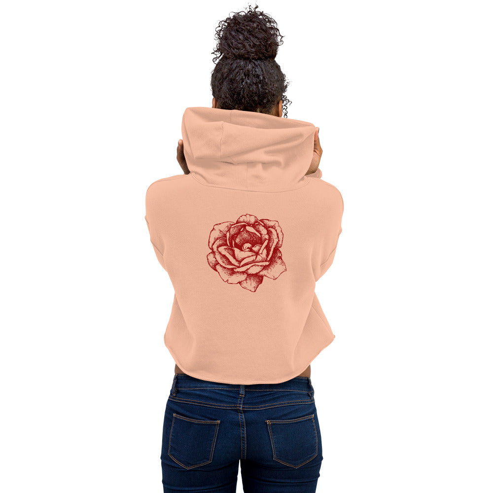 Floral (Crop Hoodie)