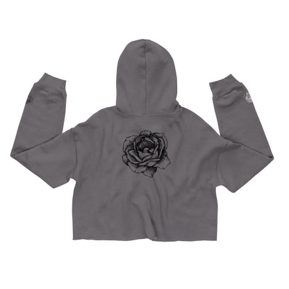 Floral (Crop Hoodie)